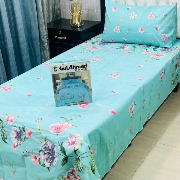 4Pc Cotton Single Size Bedsheets
